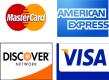 We accept all major credit cards.